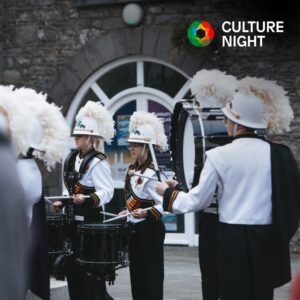 Musicians from Mullingar Town Band playing in the town centre