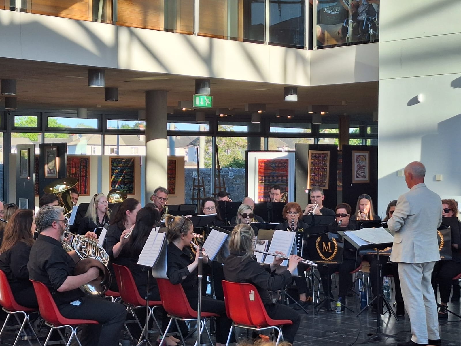 Mullingar Concert Band performing at The Atrium